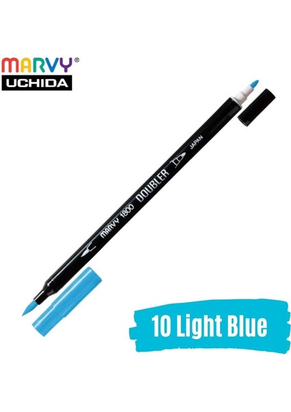 Artist Brush Pen 1800 Çift Taraflı Firça Uçlu Kalem 10 Light Blue fiyatları