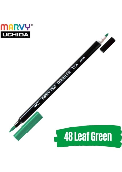 Artist Brush Pen 1800 Çift Taraflı Firça Uçlu Kalem 48 Leaf Green
