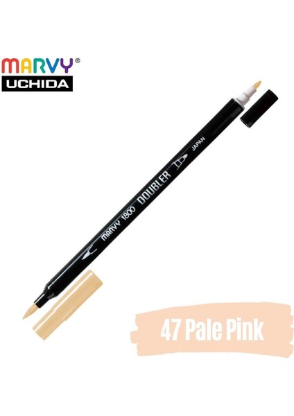 Artist Brush Pen 1800 Çift Taraflı Firça Uçlu Kalem 47 Pale Pink fiyatları