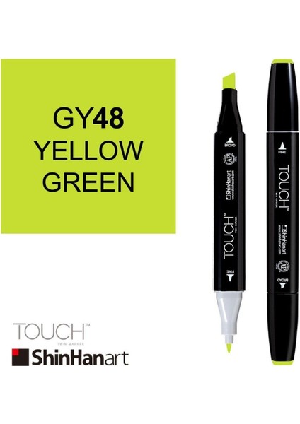 Art Touch Twin Marker GY48 Yellow Green fiyatları