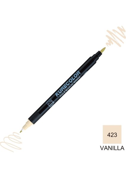 Kurecolor Mangaka Fine&brush Çift Taraflı Kalem CNKC-2200 No 423 Vanilla fiyatları