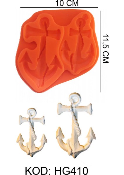 Çapalar Figürlü Gıda Silikon Kalıbı