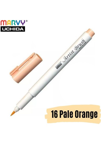 Artist Brush Pen 1100 Firça Uçlu Kalem 16 Pale Orange