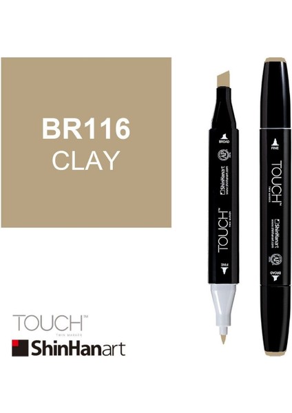 Art Touch Twin Marker BR116 Clay