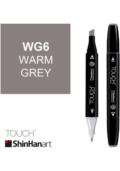 Shinhan Art Art Touch Twin Marker Wg6 Warm Grey