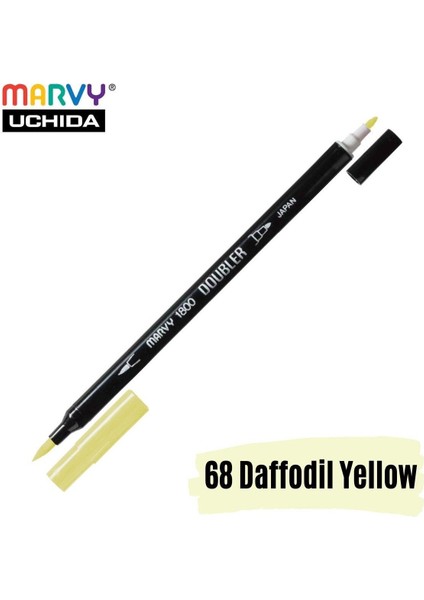 Artist Brush Pen 1800 Çift Taraflı Firça Uçlu Kalem 68 Daffodil Yellow