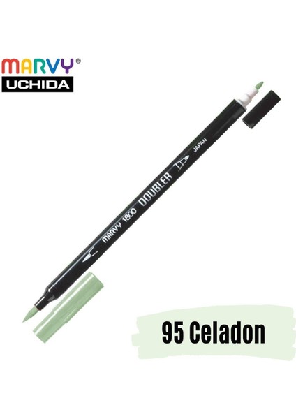 Artist Brush Pen 1800 Çift Taraflı Firça Uçlu Kalem 95 Celadon fiyatları