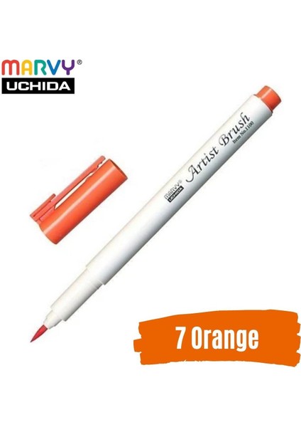 Artist Brush Pen 1100 Firça Uçlu Kalem 07 Orange