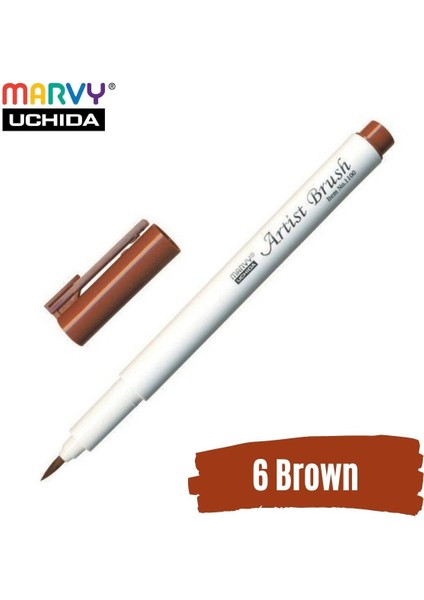 Artist Brush Pen 1100 Firça Uçlu Kalem 06 Brown fiyatları