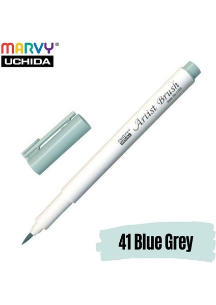 Artist Brush Pen 1100 Firça Uçlu Kalem 41 Blue Grey