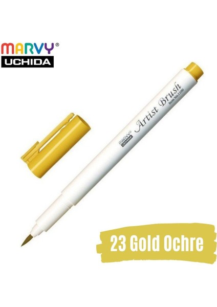 Artist Brush Pen 1100 Firça Uçlu Kalem 23 Gold Ochre