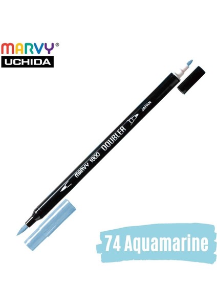 Artist Brush Pen 1800 Çift Taraflı Firça Uçlu Kalem 74 Aquamarine