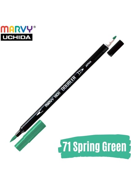 Artist Brush Pen 1800 Çift Taraflı Firça Uçlu Kalem 71 Spring Green