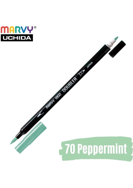 Artist Brush Pen 1800 Çift Taraflı Firça Uçlu Kalem 70 Peppermint