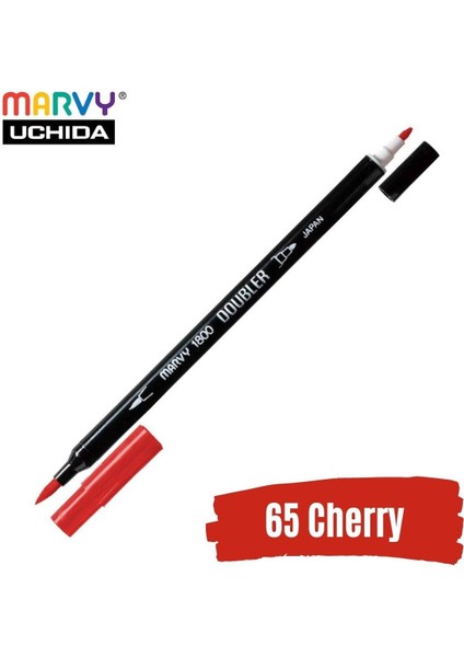 Artist Brush Pen 1800 Çift Taraflı Firça Uçlu Kalem 65 Cherry fiyatları