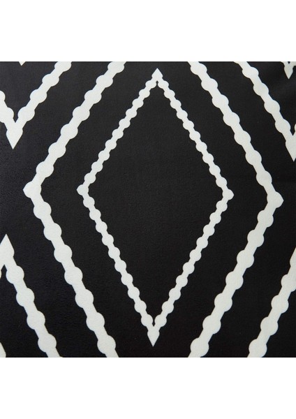 2'Li Siyah Yastık Kılıfı Seti 18 x 18 Inç Boho Aztek Polyester Karışımı Kare Dekoratif Kırlent Kapakları Kanepe Kanepe Yatak Dekor Için (Yurt Dışından) fiyatları