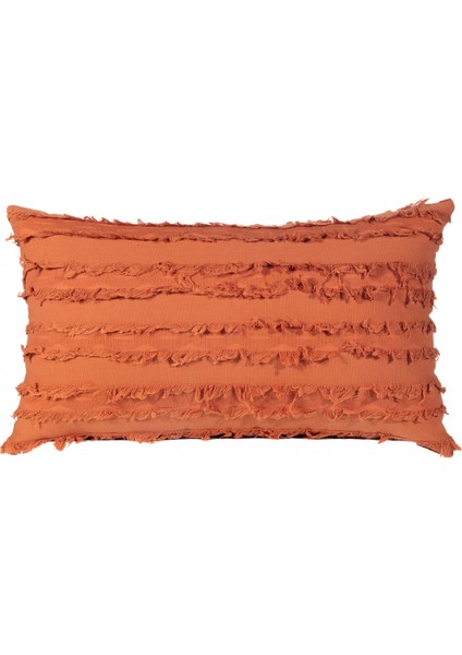 1 Parça Boho Saçaklı Yastık Kılıfı (Turuncu, 12 x 20 Inç) (Yurt Dışından)