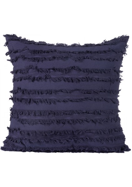 2 Parça Boho Saçaklı Yastık Kılıfı (Koyu Mor, 20 x 20 Inç) (Yurt Dışından)