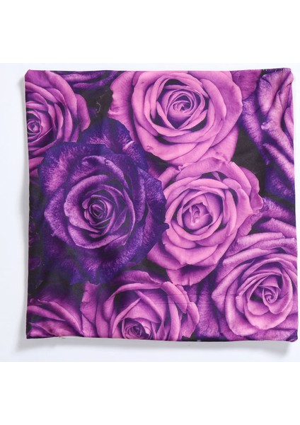 Wekıty--3d Menekşe Kapak Yastık Kılıfı Yumuşak Atmak Yastık Tek Taraflı Dijital Baskı Kanepe Yastık Kılıfı Kare 18 x 18ın, Mor--4151 (Yurt Dışından) fiyatları
