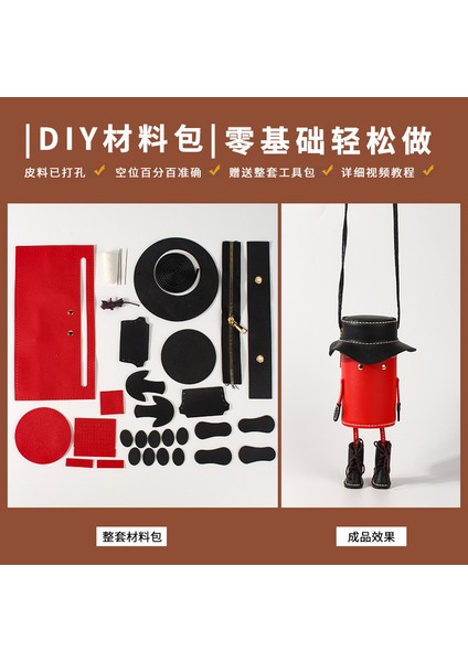 Çapraz Omuzdan Askili Çanta Karikatür Sevimli Kötü Adam Çantası (Yurt Dışından)