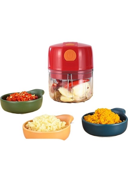 Sarımsak Eserdir Elektrikli Sarımsak Pounder Kıyma Makinesi Küçük Ev Sarımsak Pounder Bebek Gıda Takviyesi (Yurt Dışından)