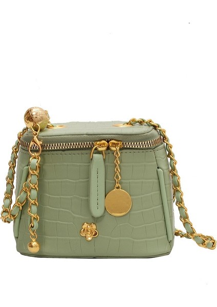 Modaya Uygun, Çapraz Askılı, Üst Düzey Küçük Kutu Çanta (Yurt Dışından)