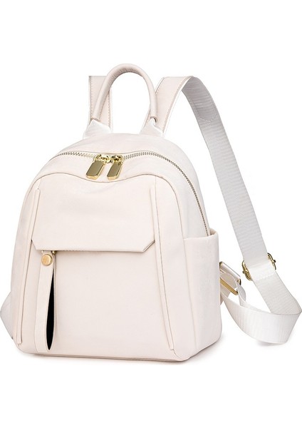 2024 Yeni Kore Tarzı Yumuşak Kadın Sırt Çantası Moda Edebi Seyahat Küçük Sırt Çantası (Yurt Dışından)