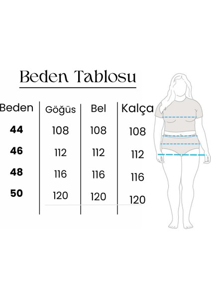 Even Plus Size Çizgili Viskon Büyük Beden Elbise