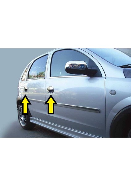 Corsa C Kapı Kolu Krom 2000 2001 2002 2003 2004 2005 2006 2007