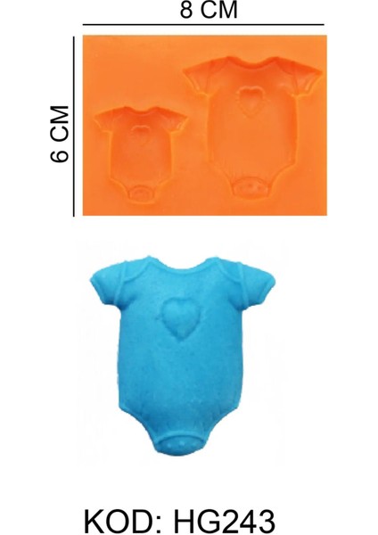 Gıda Silikon Kalıbı Zıbın