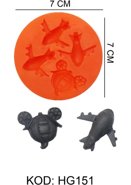 Gıda Silikon Kalıbı No 151