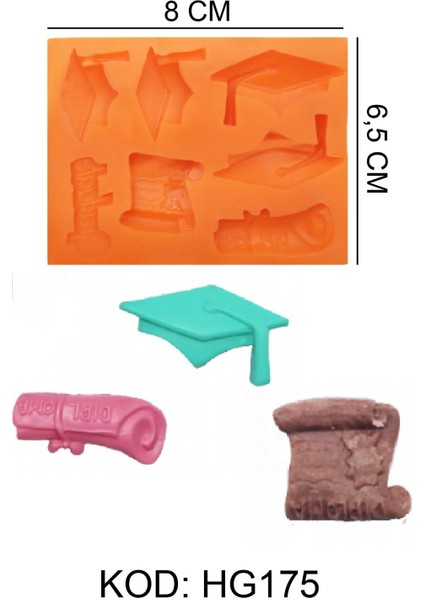 Gıda Silikon Kalıbı No 175