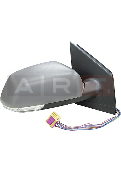 Polo Sağ Dış Dikiz Ayna 2005-2009 Elektrikli Isıtmalı Astarlı Sinyalli 6Q1857508AJ Gold