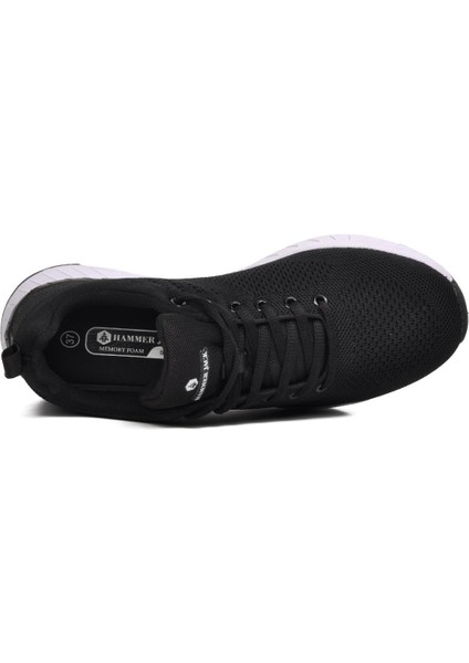 Manaus 101 21200 Siyah-Beyaz Memory Foam Kadın Spor Ayakkabı