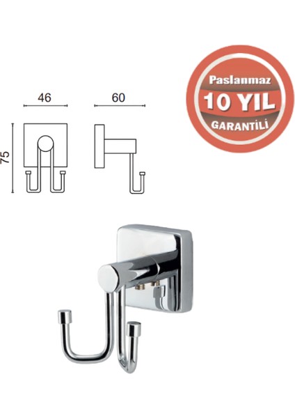 VZ10-002 Vizyon 2'li Bornozluk