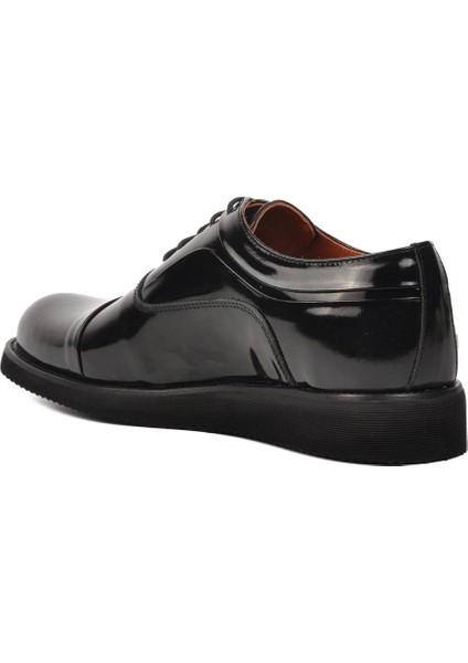 Premium 02944 Siyah Rugan Hakiki Deri Erkek Klasik Ayakkabı fırsatları