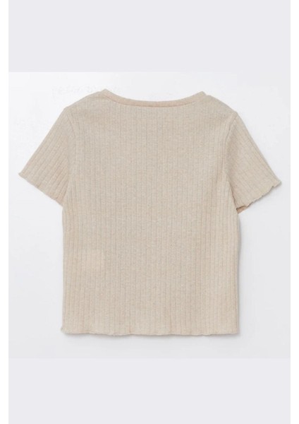 Kız Çocuk Kaşkorse Tshirt Bej - Font fiyatları