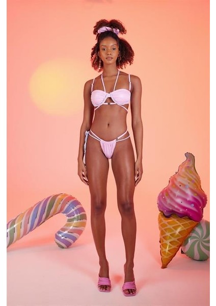 Mia Bikini Üstü Pembe