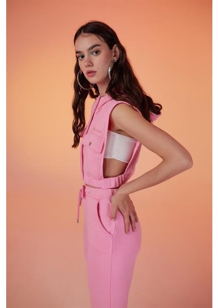 Jura Yelek Pembe
