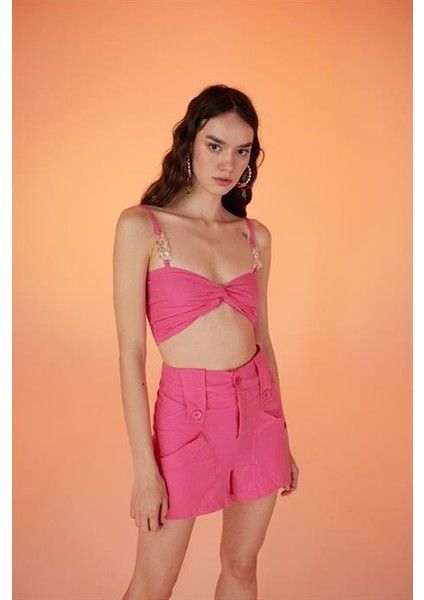 Rise Şort Pembe
