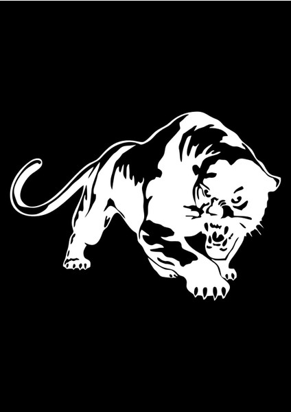 Panter Panther Kaplan Puma Oto Sticker Araba Sticker Q47