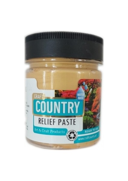 Country Rölyef Pasta 5722 Antik Altın 120CC