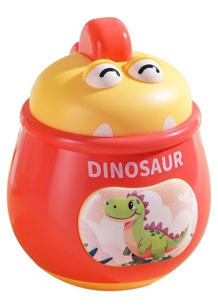 Dinozor Tumbler Bebek Eğitici Erken Eğitim 0-1 Yaş Oyuncak Bebek Ses ve Işık Çıngırak Tumbler Çocuk Oyuncağı (Yurt Dışından)
