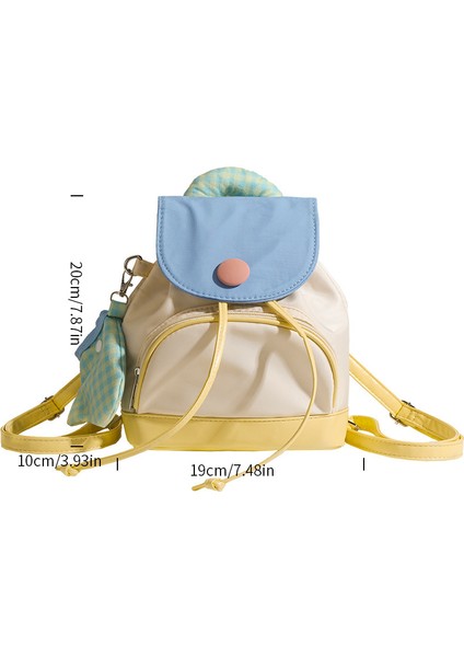 Niş Tasarım Çanta Yeni Stil Sırt Çantası Kadın Taşınabilir Kova Çantası Gündelik Üst Düzey Gezi Seyahat Sırt Çantası (Yurt Dışından)