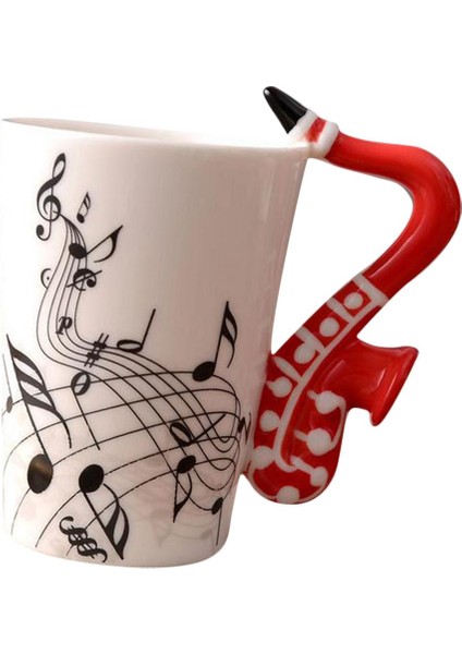 Icı Seramik Müzisyen Çay Bardağı Içecekler Kırmızı (Yurt Dışından)