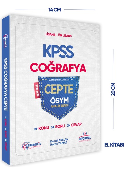 KPSS Lisans Ön Lisans Coğrafya Cepte Konu Anlatımlı Soru-Cevap ÖSYM Analiz Serisi Son Tüik Ekli