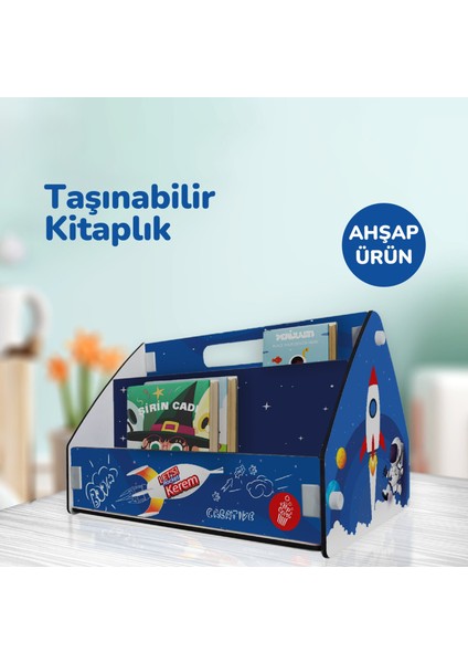 Popcorn Kids Popcorn Taşınabilir Kitaplık