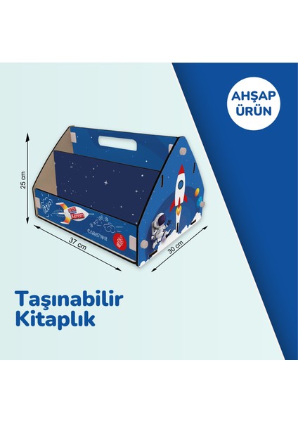 Popcorn Kids Popcorn Taşınabilir Kitaplık