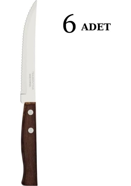 Tradicional 22200/405 6 Adet Tırtıklı Et Steak Bıçağı 13CM