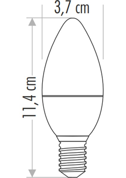 CT-4083 LED Buji Ampul 8W Günışığı (Sarı)- 10'lu Paket fiyatları